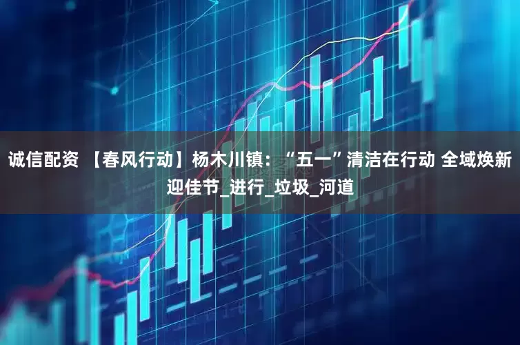诚信配资 【春风行动】杨木川镇：“五一”清洁在行动 全域焕新迎佳节_进行_垃圾_河道