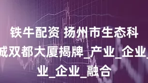 铁牛配资 扬州市生态科技新城双都大厦揭牌_产业_企业_融合